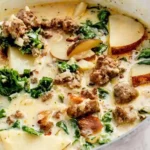 Creamy Tuscan-Style Sausage and Kale Soup