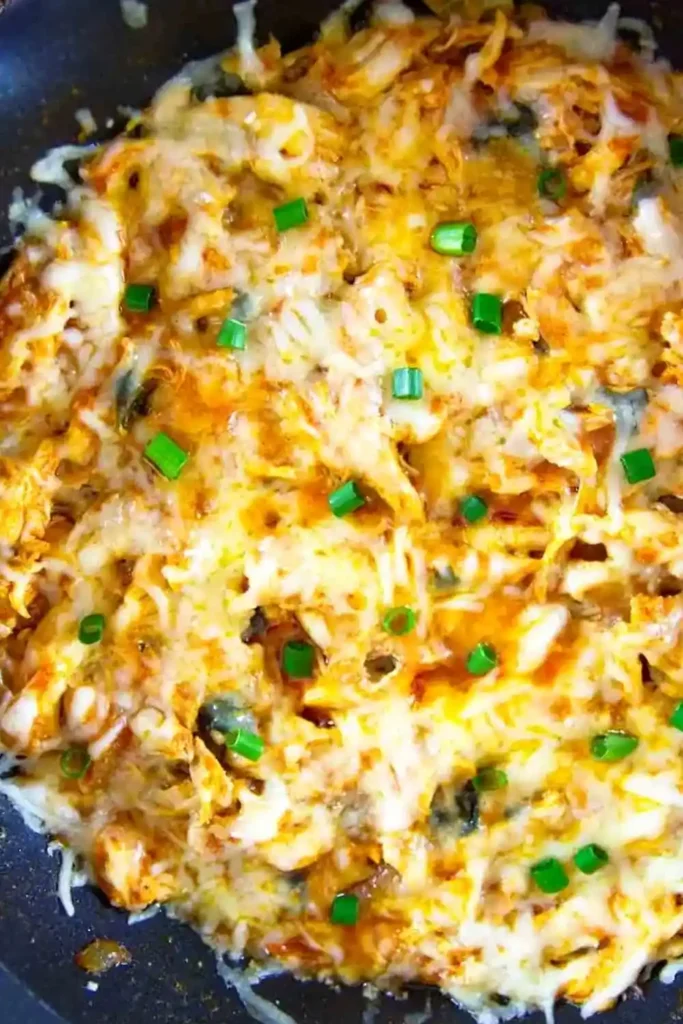 Creamy Keto Chicken Enchilada Skillet