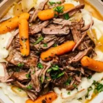 Tender Slow Cooker Garlic and Herb Beef Roast