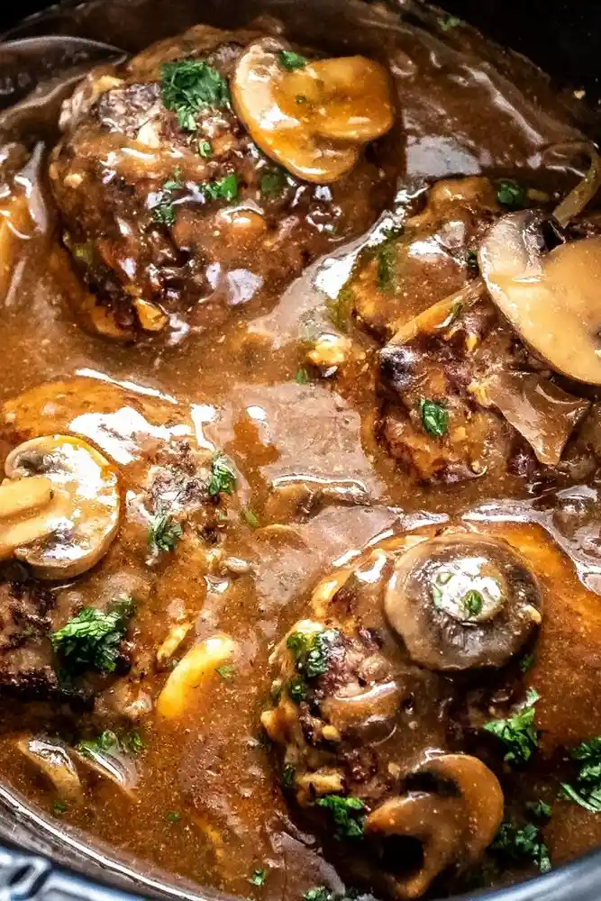 Slow Cooker Salisbury Steak Recipe