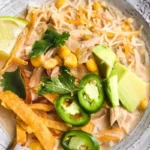 Slow Cooker Creamy White Chicken Chili