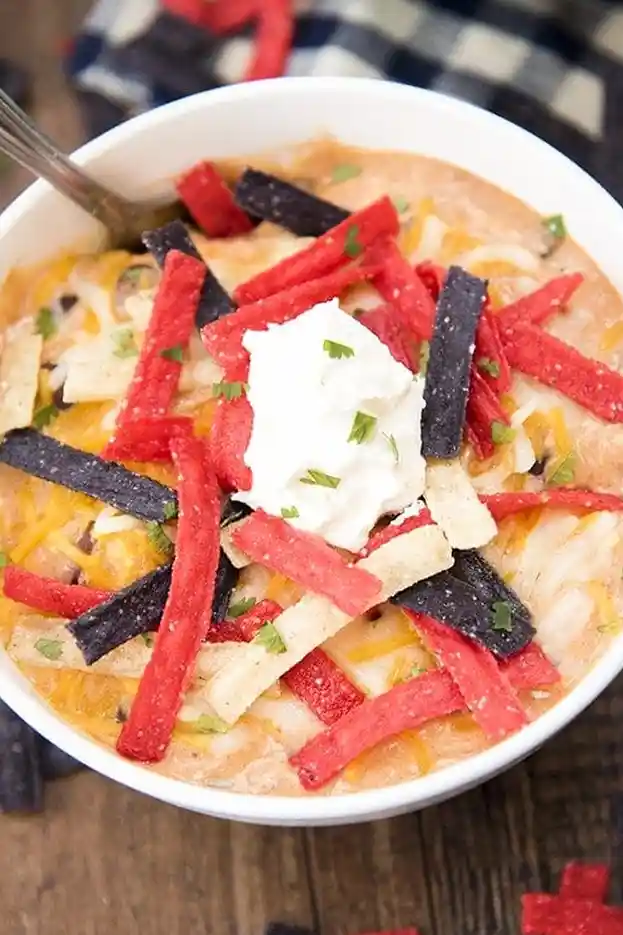 Creamy Chicken Enchilada Soup