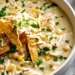 Creamy White Chicken Enchilada Soup