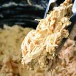 Slow Cooker Creamy Shredded Chicken Tacos
