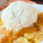Slow Cooker Peach Cobbler with Cake Mix