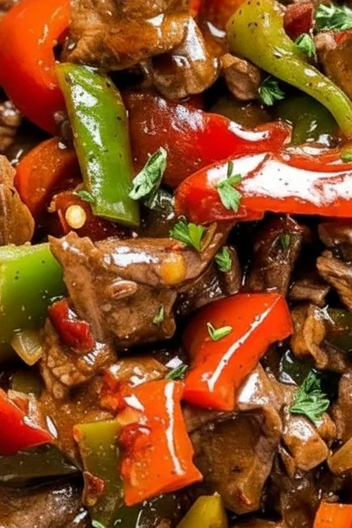 Crockpot Pepper Steak