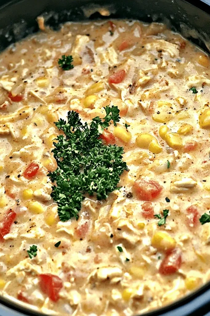 Slow Cooker White Chicken Chili