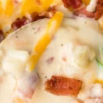 No-Chop Slow Cooker Potato Soup