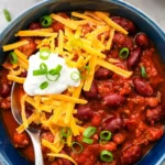 Hearty Slow Cooker Turkey Chili