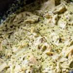 Slow Cooker Creamy Pesto Chicken