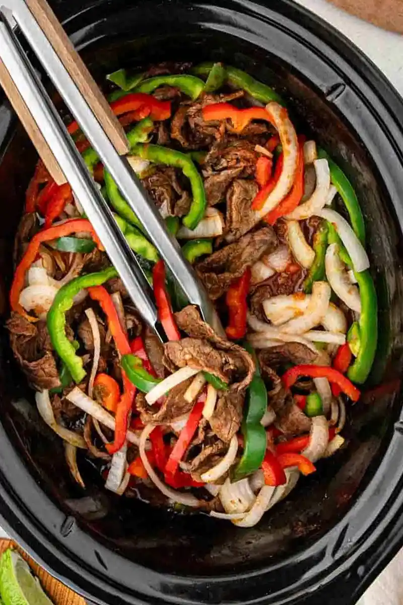 Slow Cooker Steak Fajitas