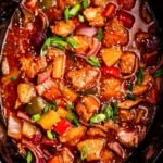 Easy Slow Cooker Sweet and Sour Chicken