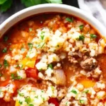 Instant Pot Stuffed Pepper Soup