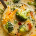 Creamy Loaded Broccoli Cheese Potato Soup