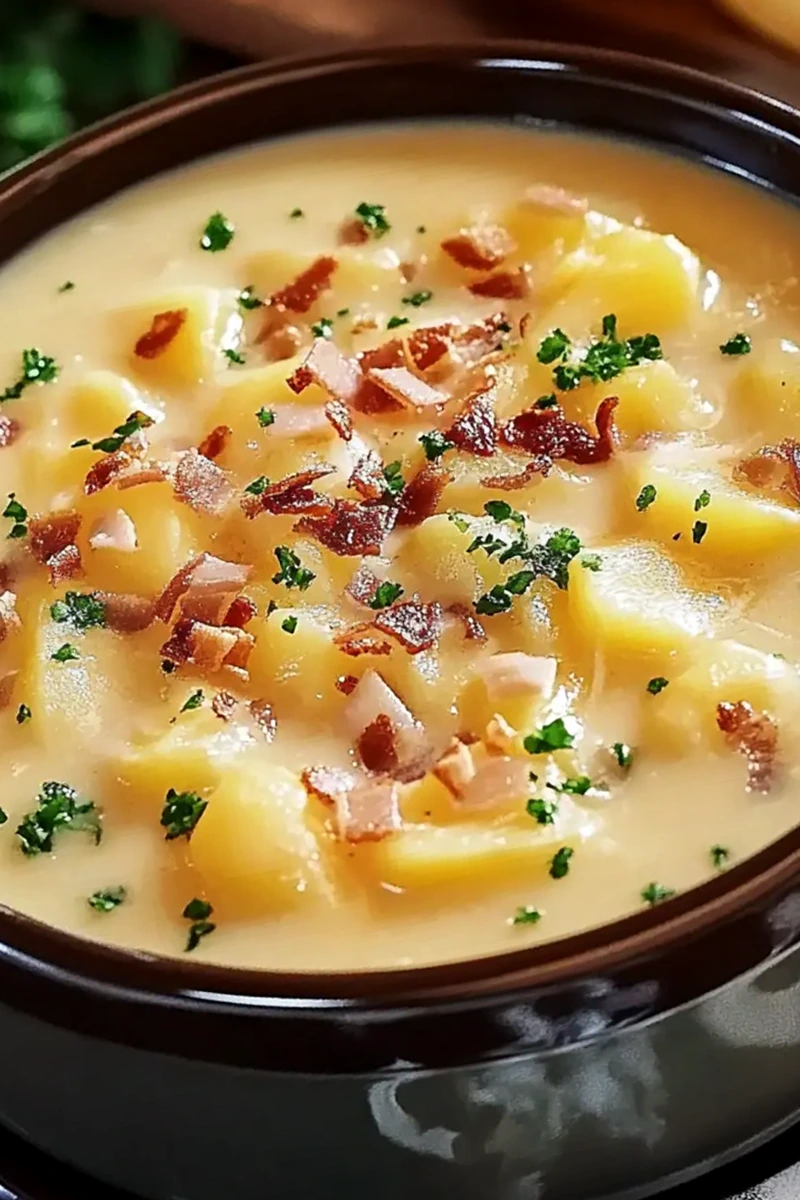 Slow Cooker Creamy Ranch Potato Soup