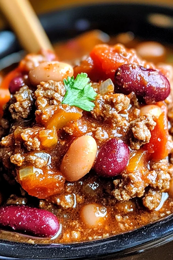 Classic Hearty Slow-Cooker Chili