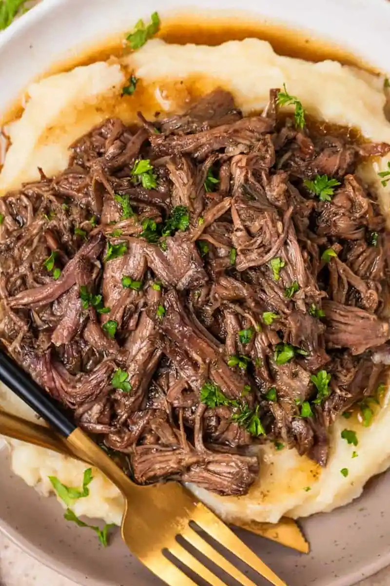 Slow Cooker Shredded Beef