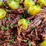 Tender Mississippi Pot Roast with Zesty Pepperoncini Peppers