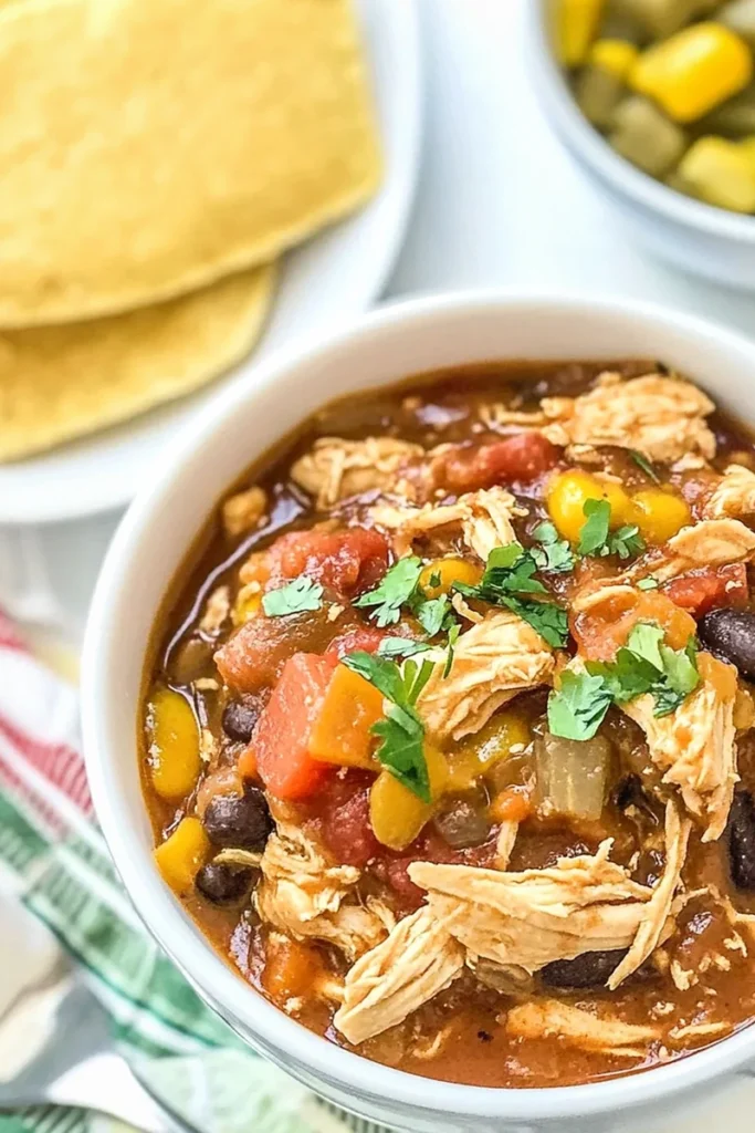 The BEST Slow Cooker Chicken Chili